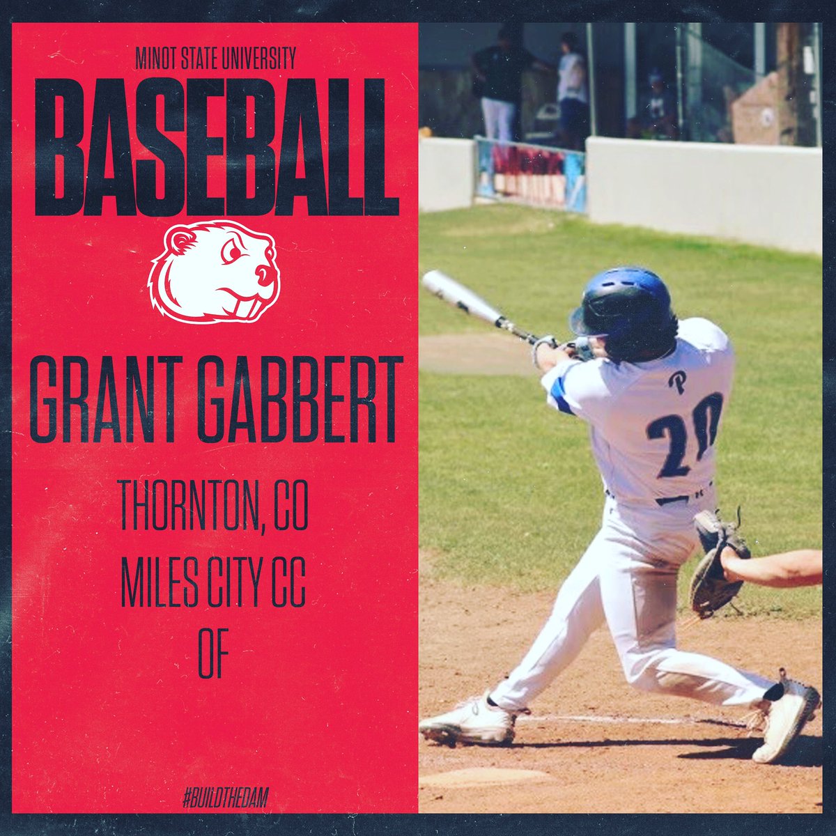 🚨Signing Alert🚨Bringing in another left handed bat next fall! This time from The Centennial State! Welcome to beaver nation <a href="/GabbertGrant/">Grant Gabbert</a> <a href="/MilesBaseballMT/">Miles CC Baseball</a> #BuildTheDam