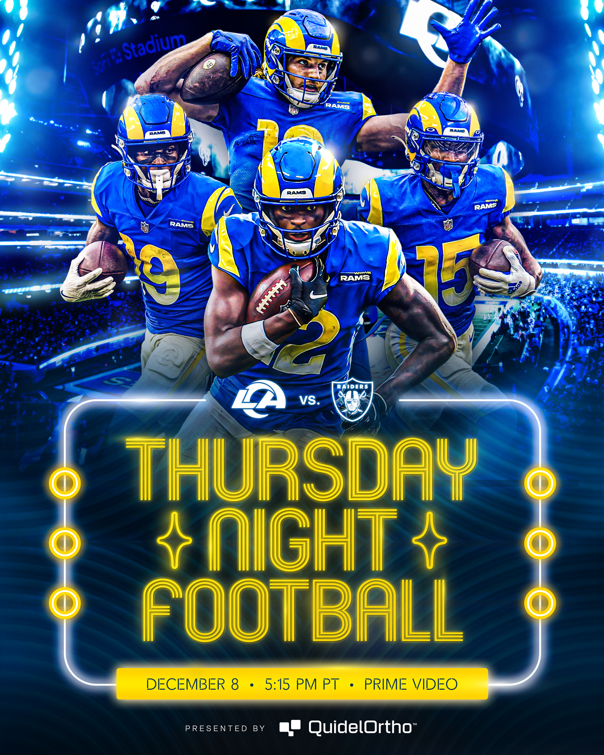 Los Angeles Rams on X: '24 hours til TNF at the #RamsHouse! https