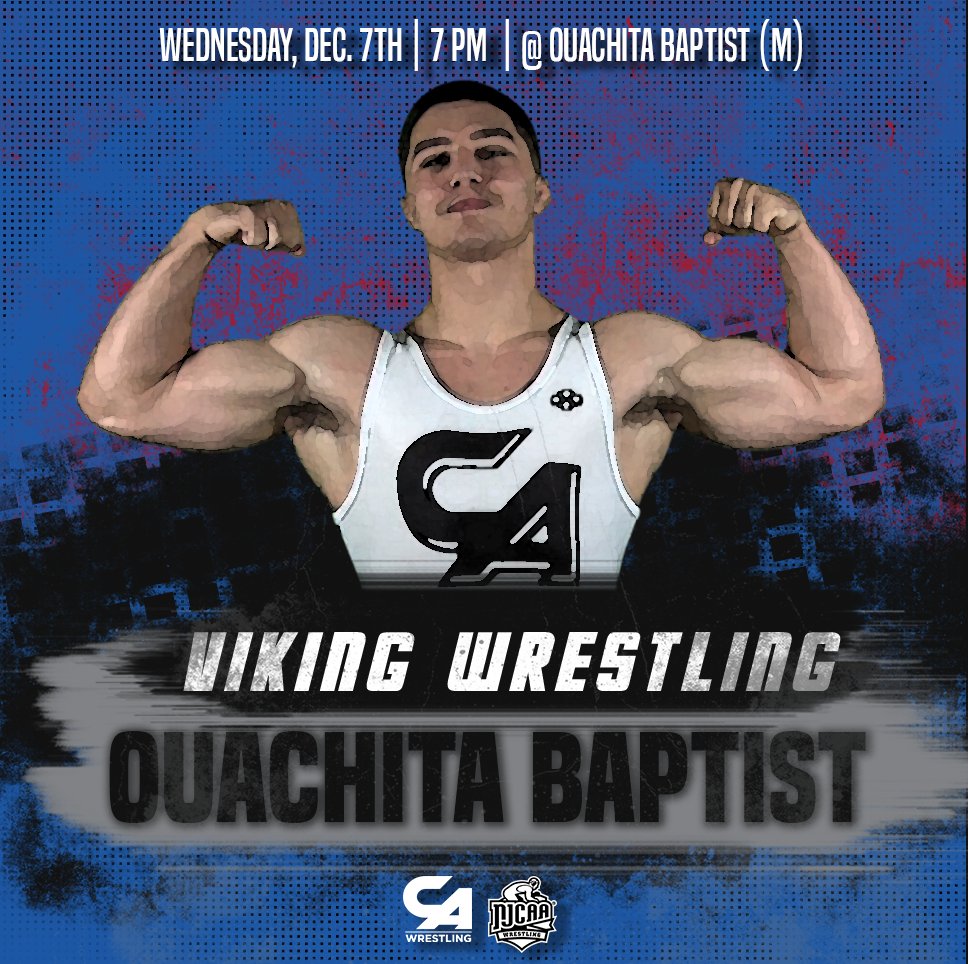 casc_wrestling's tweet photo. Your men's team will take on NCAA DII Ouachita Baptist University tonight in Arkadelphia, AR. https://t.co/8g6evi7gqQ