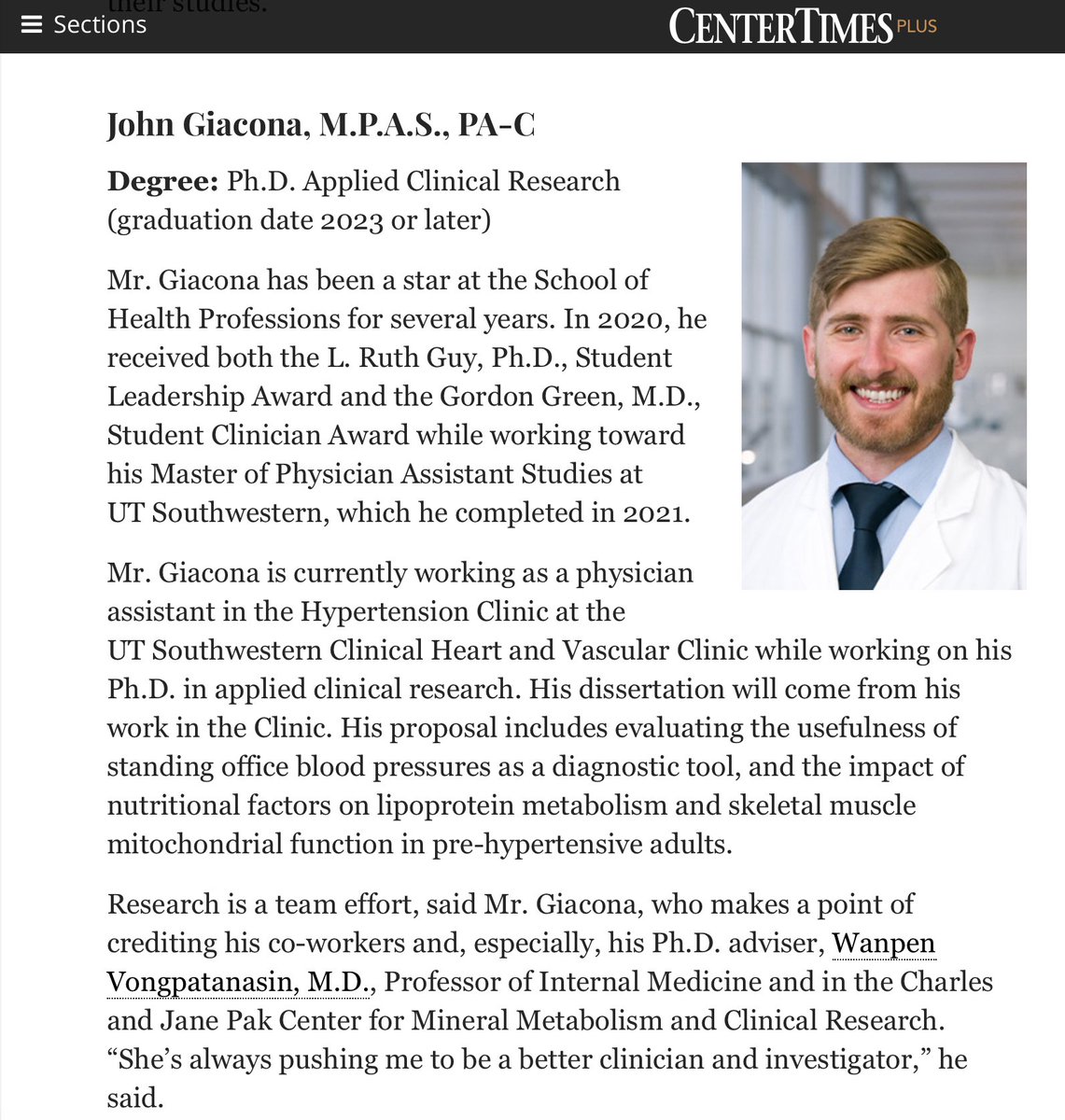 Wanpen Vongpatanasin (@drwanpen) on Twitter photo Proud of our talented PhD candidate <a href="/GiaconaJohn/">John Giacona, PhD, PA-Cđź«€</a> who is also fully certified PA-C to receive Raul Caetano, M.D., Ph.D., Student Research Award <a href="/utswheart/">UTSW Heart</a> <a href="/APAC_Cardiology/">APAC</a> Proud of our talented PhD candidate <a href="/GiaconaJohn/">John Giacona, PhD, PA-Cđź«€</a> who is also fully certified PA-C to receive Raul Caetano, M.D., Ph.D., Student Research Award <a href="/utswheart/">UTSW Heart</a> <a href="/APAC_Cardiology/">APAC</a>