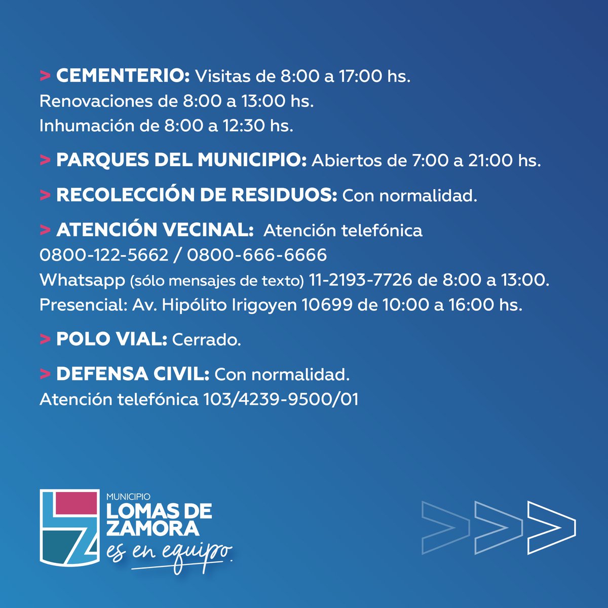 Mun Lomas de Zamora tweet media