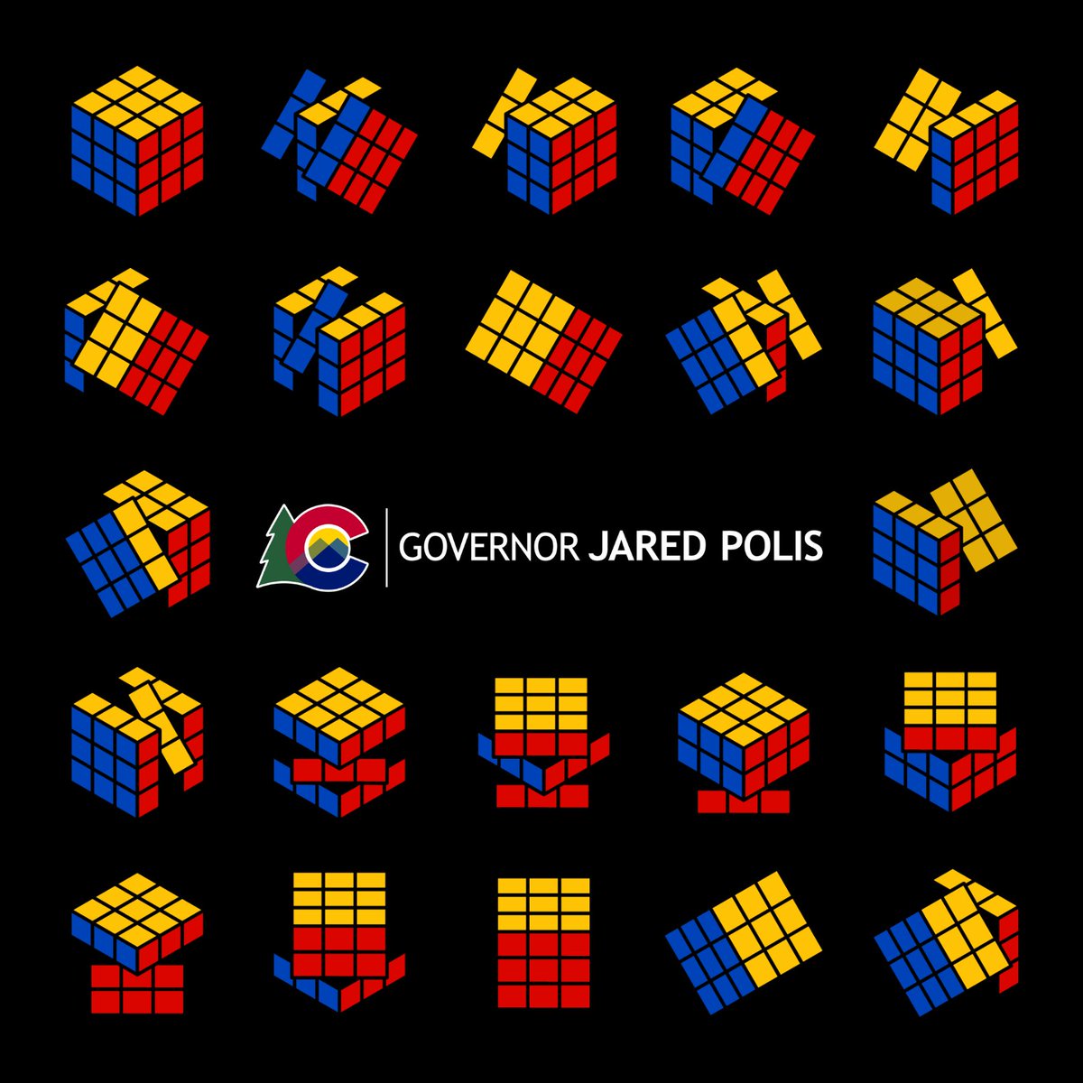GovofCO's tweet photo. Have you ever tried to complete a Rubik's Cube? 

Invented in 1974, it's been loved and feared for decades! With its simple design, the world-over phenomenon is still relevant, and it's even made it into the National Toy Hall of Fame. https://t.co/KmwZTlpJFx