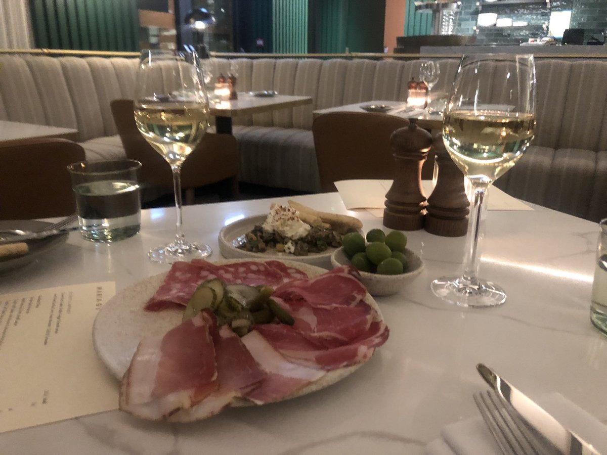 EdHalford1's tweet photo. Thoroughly enjoyed reviewing @robingillchef’s new restaurant Maria G’s in Fulham this evening with @Jasmine_Laws01. The service was outstanding and the food was extremely delicious.
Review coming soon for @SW_Londoner
#Fulham #MariaG https://t.co/OwkJxv891H