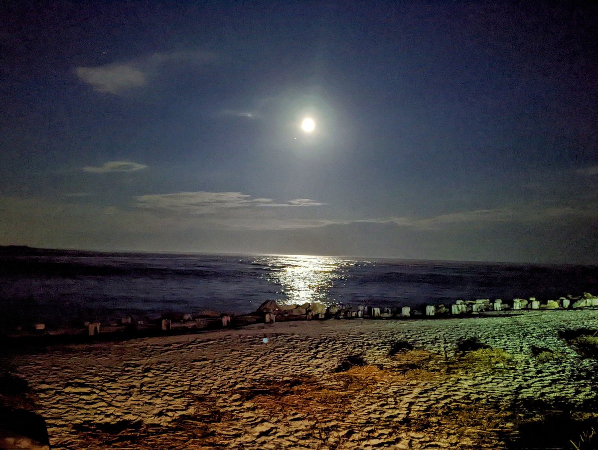 It's a really lovely evening here at the beach. We hope your evening is as peaceful as this.