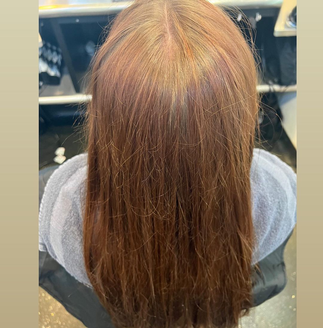 Swooning over this red refresh done by @beauty.by.torilynn_, a Cos student at our INE campus. Ready for your own festive glow-up? Book an appointment bit.ly/3YgDC82 #cosmetology #beautyschool #hairbeforeandafter