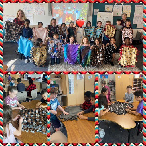 We had a great day volunteering for the CAP animal shelter!  We made 22 blankets to help keep our furry friends warm this season 🐈‍⬛🐶🐱🐾