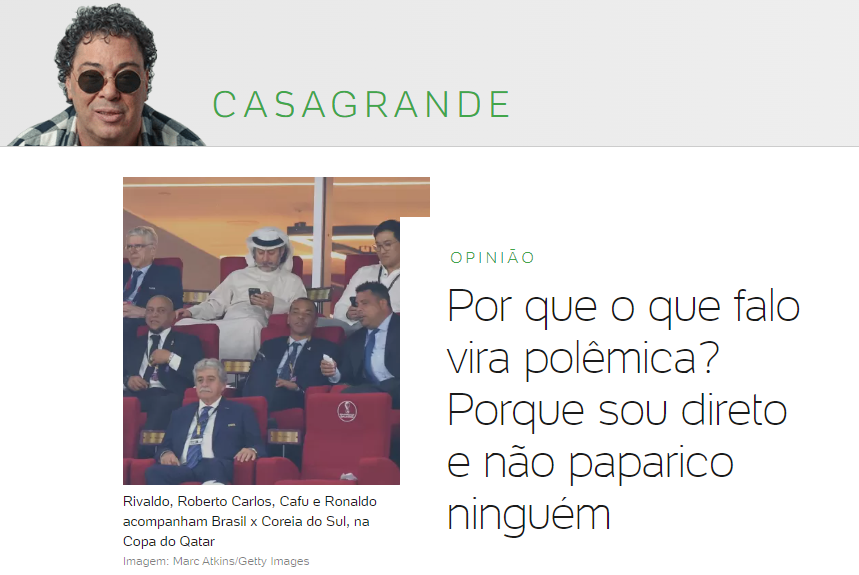 "Todos esses jogadores, sem exceção, que se "unirão" para me atacar não se uniram para cobrar as vacinas, para incentivar a vacinação, nem contra o desmatamento. Muito menos se uniram em movimentos antirracistas, contra a homofobia, contra a violência sofrida pelas mulheres."