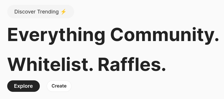ddddoubledddd's tweet photo. I've always loved the "I'm Feeling Lucky" button of Google so I totally *not* snitched their idea and used it for the "Explore" button of Monet.
So if you feeled bored or just want to explore new raffles, we've got you covered. https://t.co/3LAC1BymZL