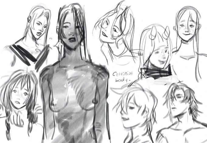 Some doodles! My art juices are finally coming back 😩 