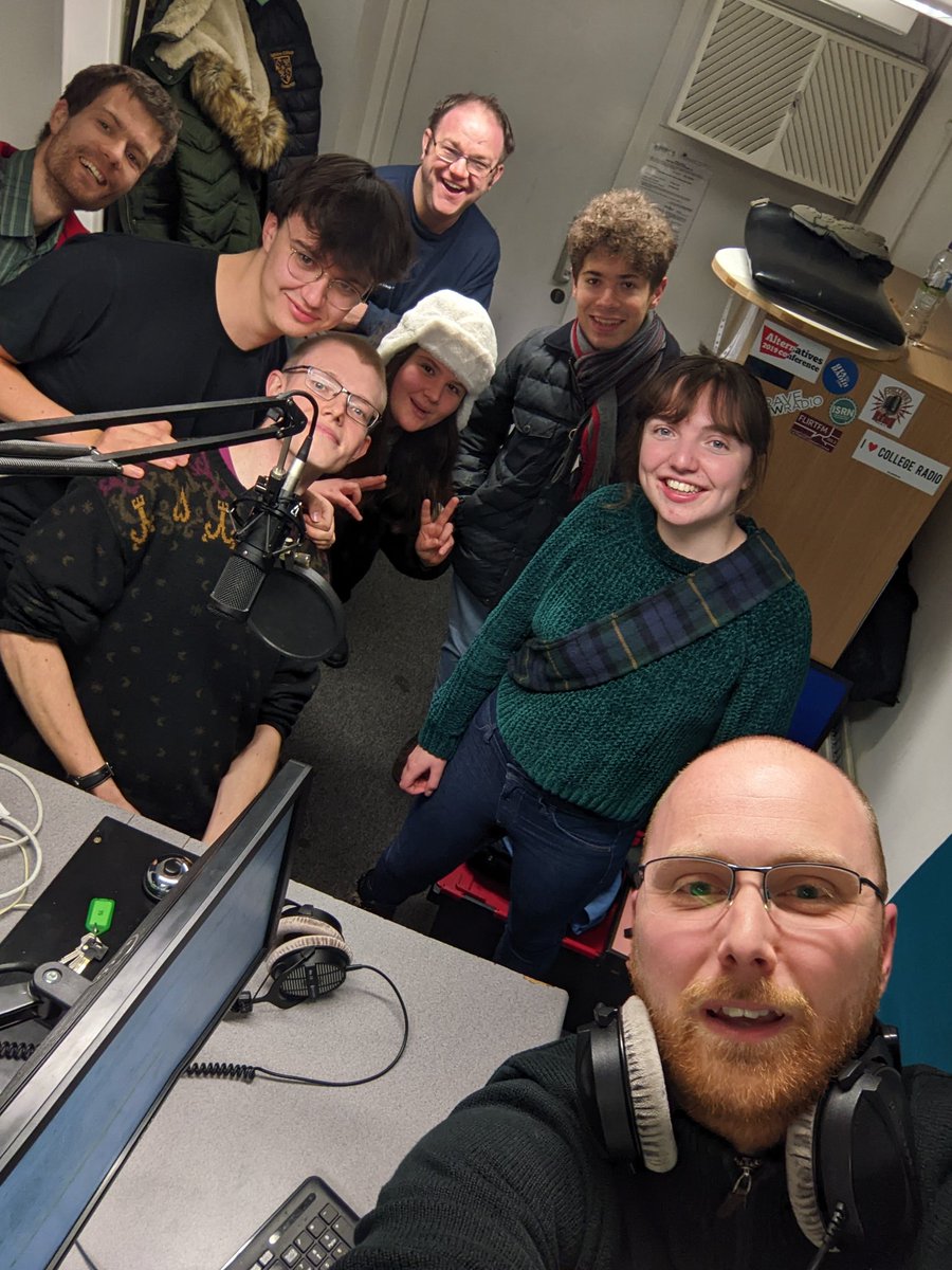 Big Noise Big fam in the studio this evening! 🧡💚