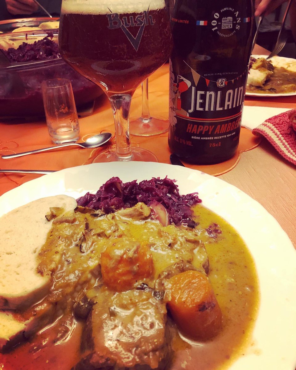 gummibierchen's tweet photo. #tschechischeknödel zum #HappyAmbree @JenlainFR, ein #Jubiläumsbier zum #100Geburtstag der #BrasserieJenlain 🍺#czechdumplings #beeringermany #frenchbeer #französischesbier #biereambrée #bierliebe #bierdurst #bierdestages #bierporn #bierlife #bierlust #bierpause #bierefrançaise https://t.co/PJ8U99sY8Y