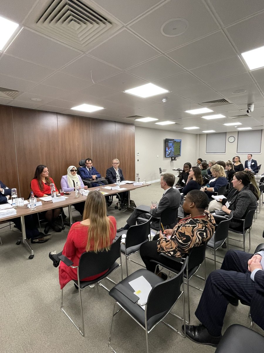 Chris_P_Fitz's tweet photo. Fantastic event on “Being disabled at the Bar” this evening with a diverse and inspiring panel speaking on #disability inclusion and supporting disabled #legal talent @barstandards @haleemahsadiaa @jjgburke @daniel_p_holt @ChrisJ_Warner @MHendersonDSC @7BRchambers https://t.co/wvy6ITYwsF