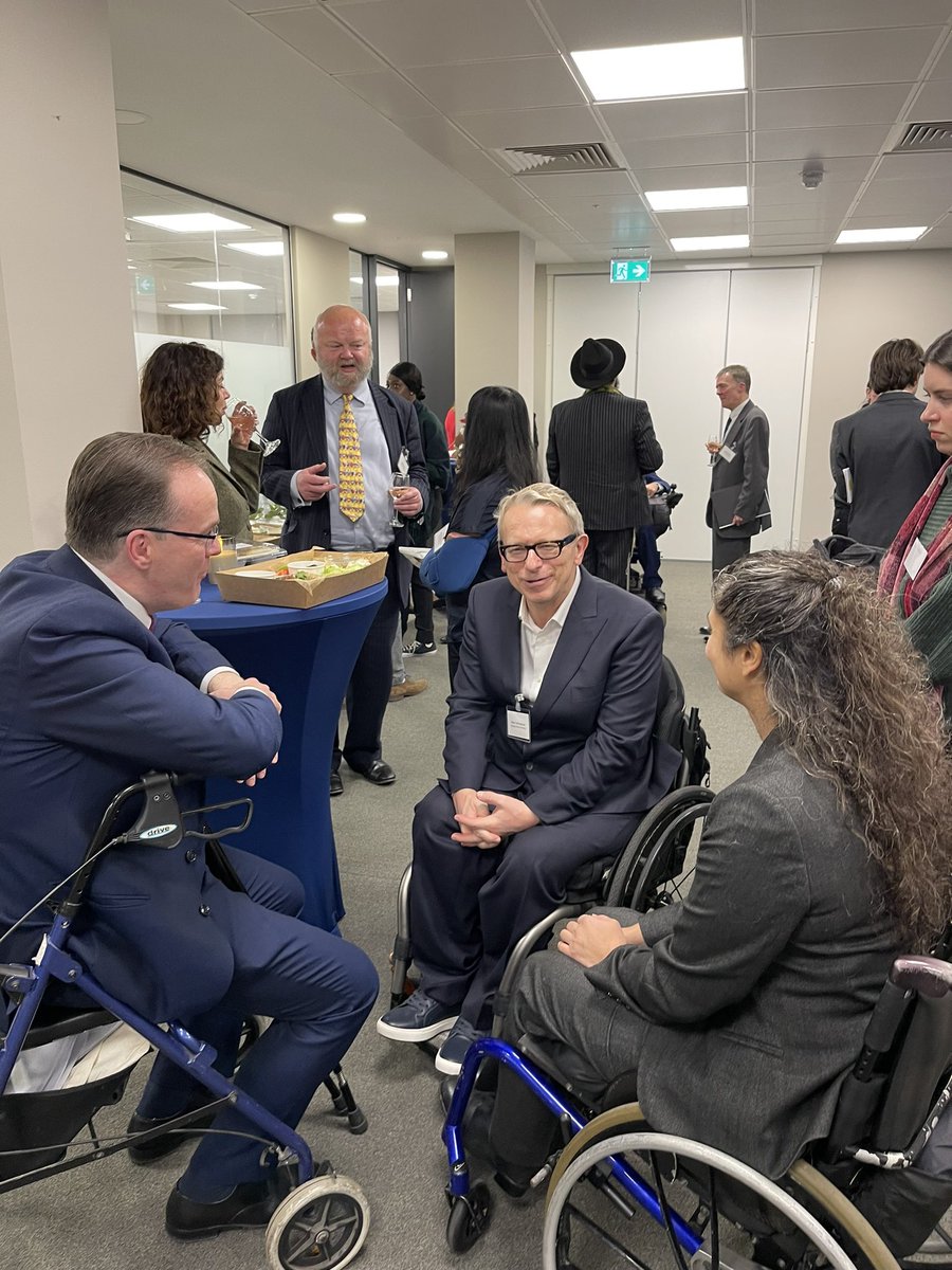 Chris_P_Fitz's tweet photo. Fantastic event on “Being disabled at the Bar” this evening with a diverse and inspiring panel speaking on #disability inclusion and supporting disabled #legal talent @barstandards @haleemahsadiaa @jjgburke @daniel_p_holt @ChrisJ_Warner @MHendersonDSC @7BRchambers https://t.co/wvy6ITYwsF