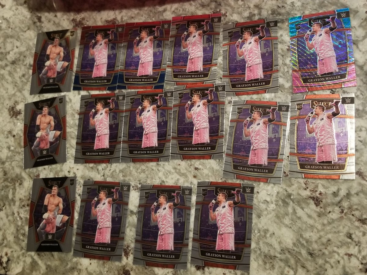 thepromopete's tweet photo. It's only fitting that this #wrestlingcardwednesday post goes out to @GraysonWWE. He will be at our charity event @HeartsofReality this weekend and I've bought every one of these I've seen over the last year

I plan to give them all to him to give out to the kids at @GKTWVillage https://t.co/sDqvgtGljj