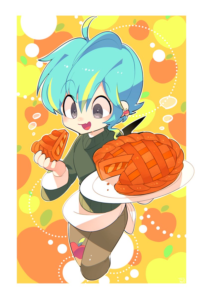 「焼きたてのアップルパイが食べたい 」|とこにっきのイラスト