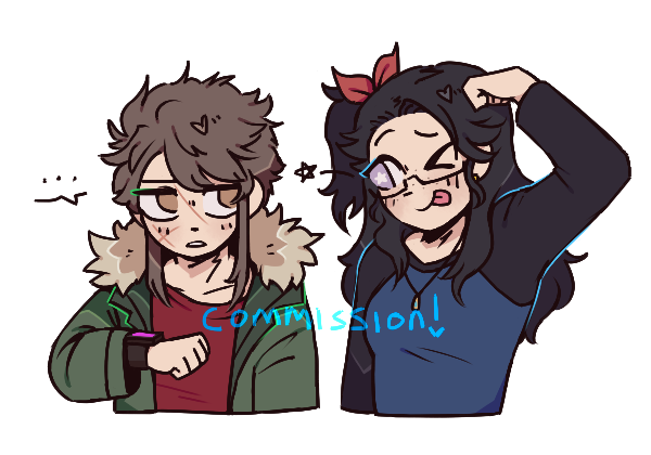 「comm 4  ^u^ ! 」|hhhscoob 📺 comms openのイラスト