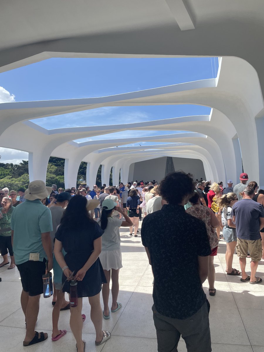 legis_scorecard's tweet photo. Dec 7th is #PearlHarborRemembranceDay. Here are some pictures of our visit to the @USSArizona this year. During the tour, we were taken by boat to the Memorial, which is built over the sunken USS Arizona battleship.

Thx @PearlHarborNPS for conserving this important place. #WWII https://t.co/QV7XyLzd8I