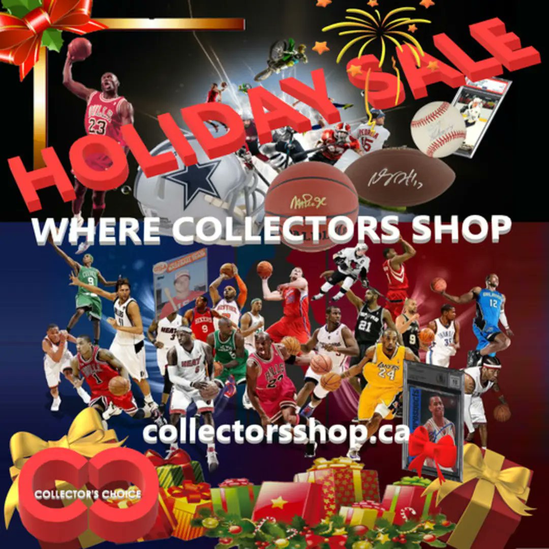 MLB NBA NFL NHL UFC Crosby Jordan Kobe Payton Manning Tom Brady Mookie Betts Mike Tyson and more ON SALE!
Holiday Sale on Now! use code: HOLIDAY2022