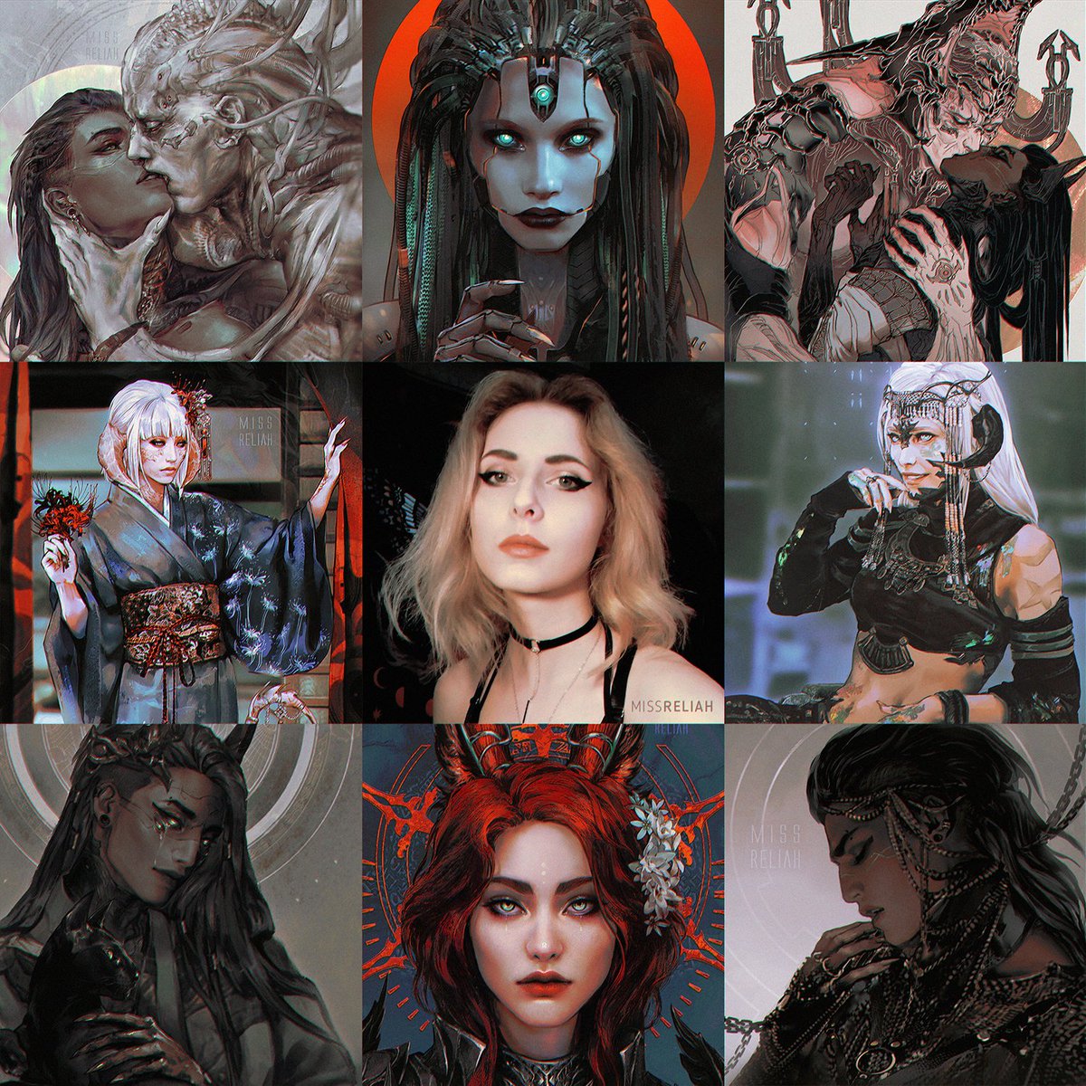 biomachines • romance • necromancers ♥️ #artvsartist2022