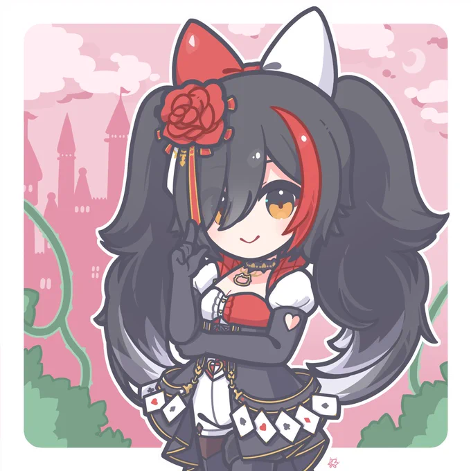 新衣装のミオちゃんファンタジー感たっぷりで可愛い#みおーん絵 