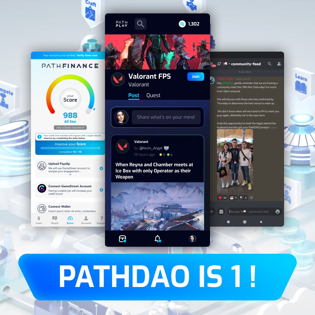 🎊🎊PATHDAO IS 1!🎊🎊

There’s no way we would’ve made it through the last 12 months without the unwavering support from our community. 

From the bottom of our hearts, we’d like to thank our community members, advisors and investors for keeping the faith. 🫡🫡