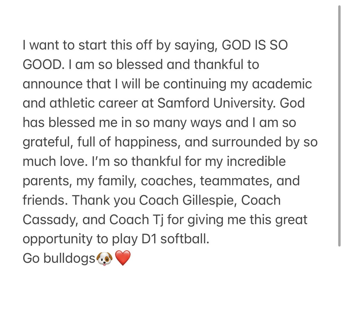 Olivia_Treece's tweet image. Go Bulldogs🐶❤️ #committed 
@gillespie_jeff @CassadyKimball @coachtjdixon @tnmojo_05