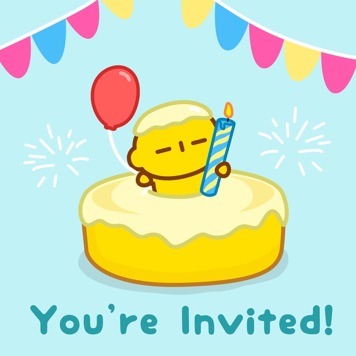 Lemon's 1st birthday is happening this Friday on December 9th &amp; you're invited! 🍋🥳

Mark your calendars :D