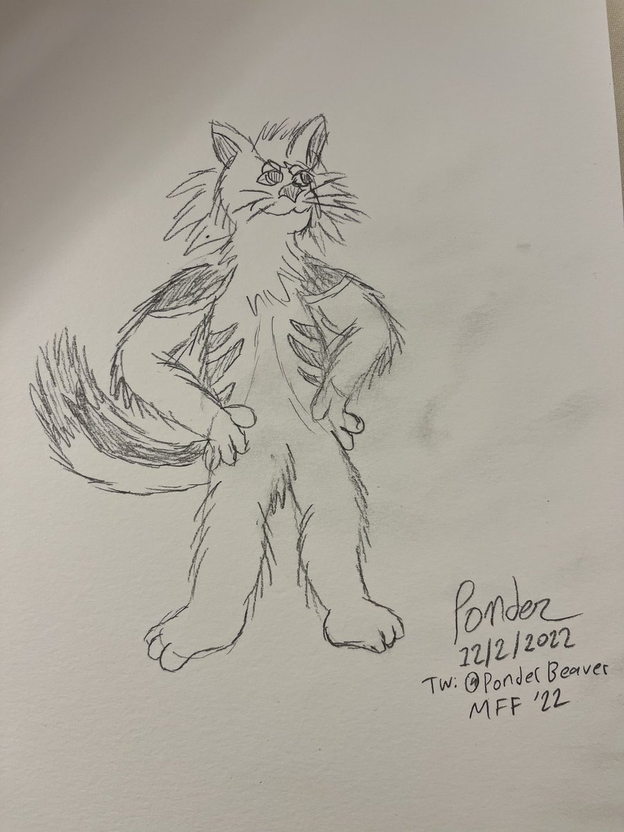 PonderBeaver's tweet image. Part 1: Art dump from #MFF2020: #Sketches I did for others at Friday’s #sketchbookswap with superhero/supervillain themes (in line with the con theme). #furryart #drawing #FurFest
