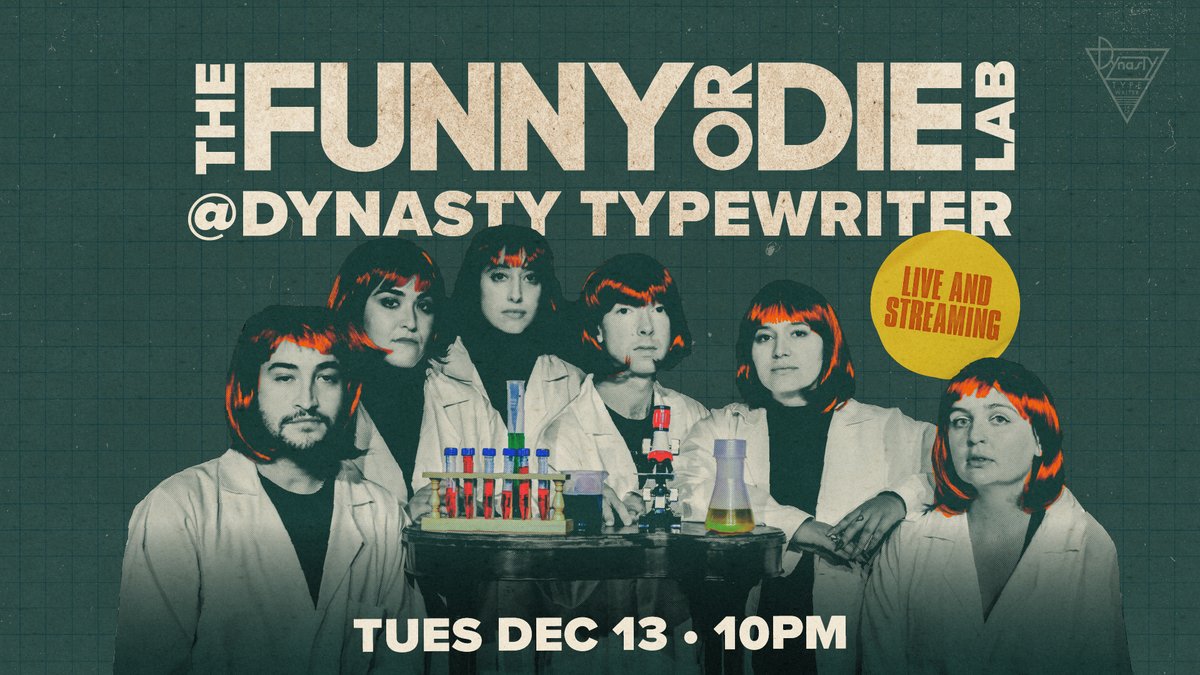 NottsLaughs's tweet photo. The FOD Lab @jointhedynasty is back 12/13 and streaming online for just $5! 🎟️TIX: https://t.co/APDaBKY2cT https://t.co/I9JeDqJ5XC #NottsLaughs