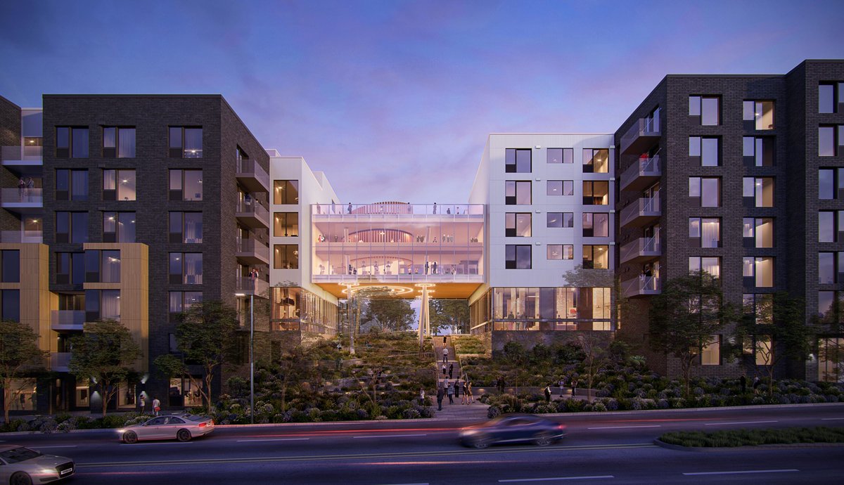 ozarchitecture's tweet image. What happens to communities when isolation is the default setting and social distancing is a built-in feature of multifamily design? And how can we change it? Click the link for our Urban Living team’s take on how #design can foster community.

bit.ly/3B3KLOV