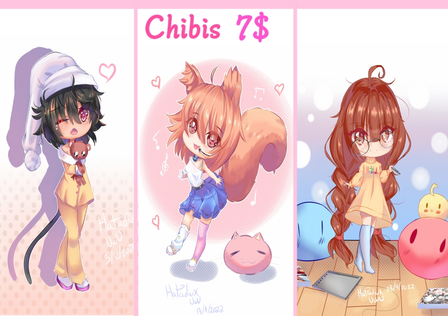 Hatadiux's tweet photo. Open commissions.
Any questions you have, I will listen to you.
fanarts (Genshin impact, animes, furry, vtubers, NSFW)

#hentainsfw #comissionsopen #ArtistOnTwitter #chibiart #fanart #Genshinlmpact #Vtuber #yaoinsfw #anime #support #ecchilife #kawaii https://t.co/9PyWRpQa60