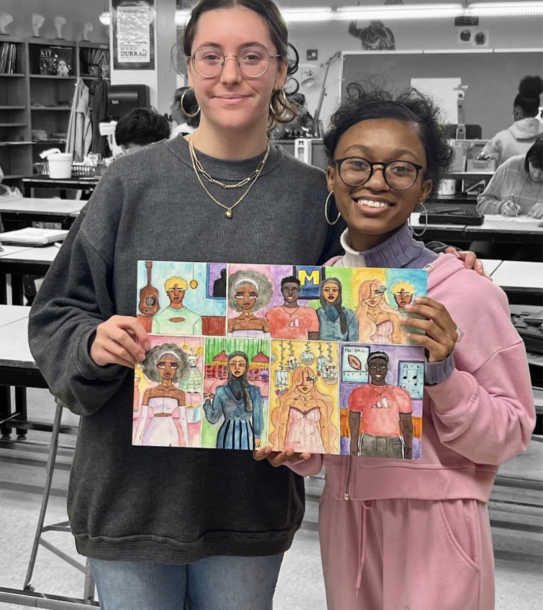 Go Muhls! Check out the work of Kylie Ceresini and Krisandra Richards showcasing what makes Muhlenberg so unique - our Diversity.  ICYDK we are the most diverse district in Berks County. 💙💛