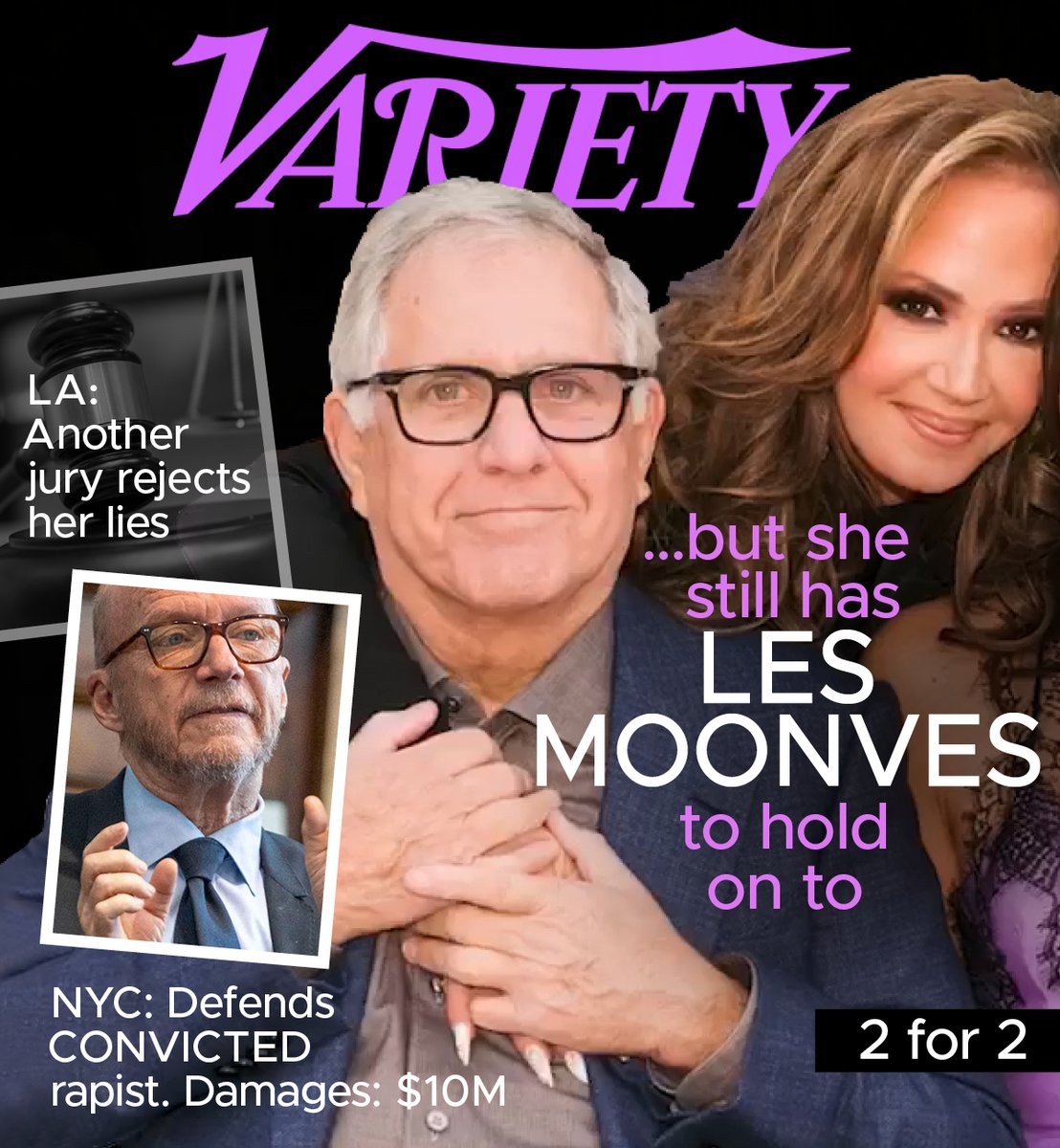 standmonitor's tweet photo. In less than 1 month, 2 juries rejected @LeahRemini's anti-Scientology lies.

She's 2-for-2. Remini's lies are catching up with her.

But at least she still has Les Moonves.
@Variety @GeneMaddaus https://t.co/noMi7DEaq2