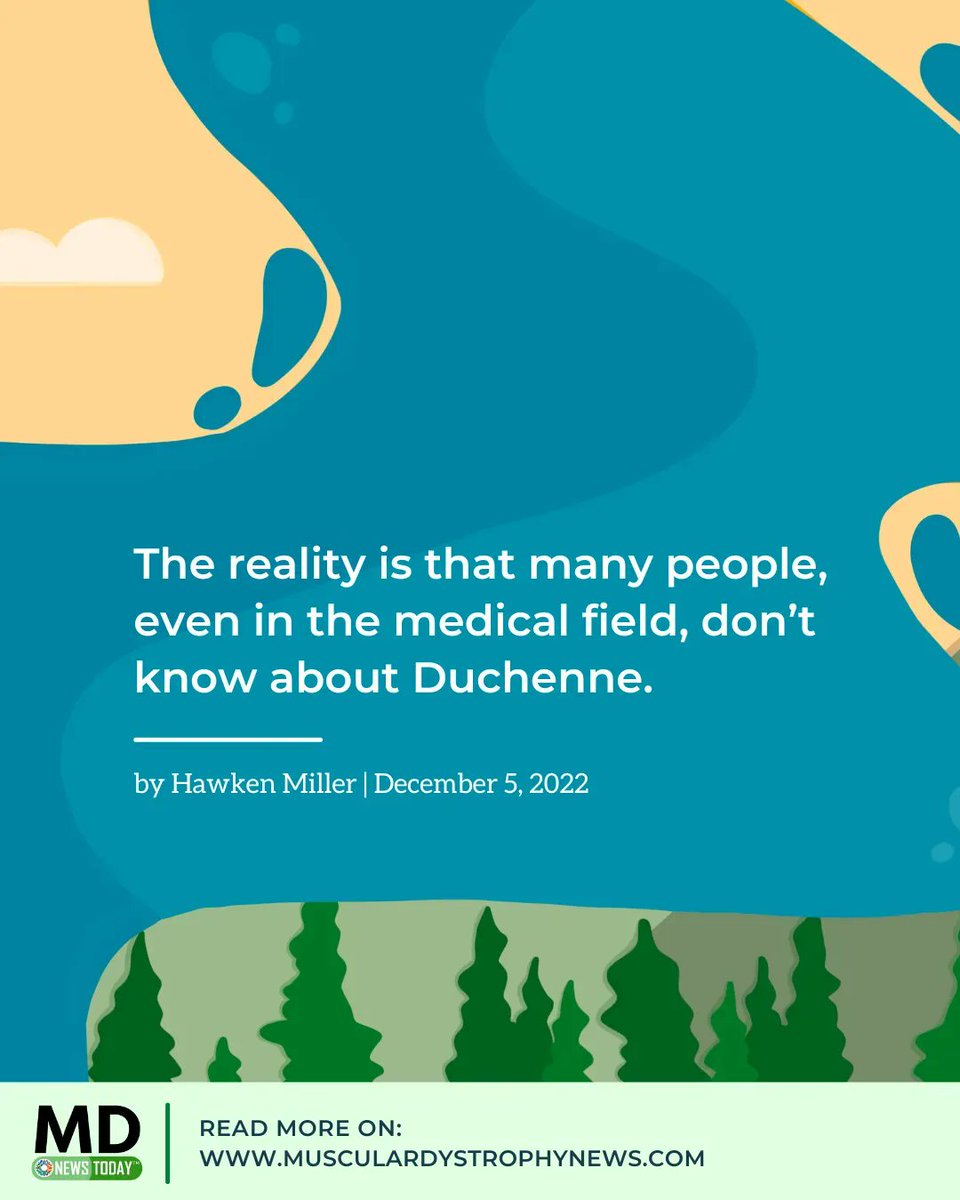 mdnewstoday_'s tweet photo. Many people, even in the medical field, donβt know about Duchenne. This is why certain events force us to self-advocate. Full column: https://t.co/Y0UomxpN8U
#musculardystrophy #MD #MDNewsToday #livingwithMD #MDresearch https://t.co/4sHA9yNxA9