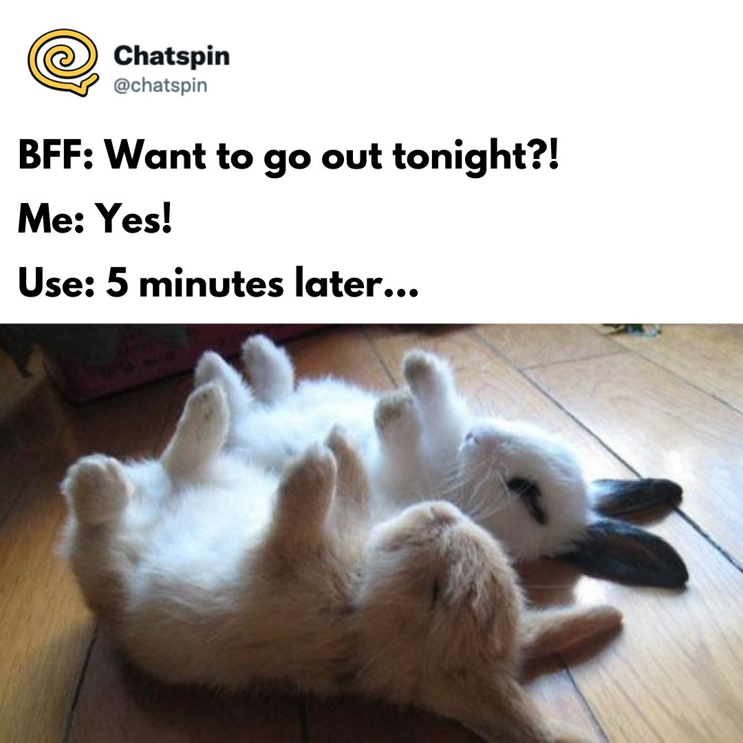 chatspin's tweet photo. True story. 😂 #bff #bestie #findnewfriends #friendmemes https://t.co/RWDnxhDXDL