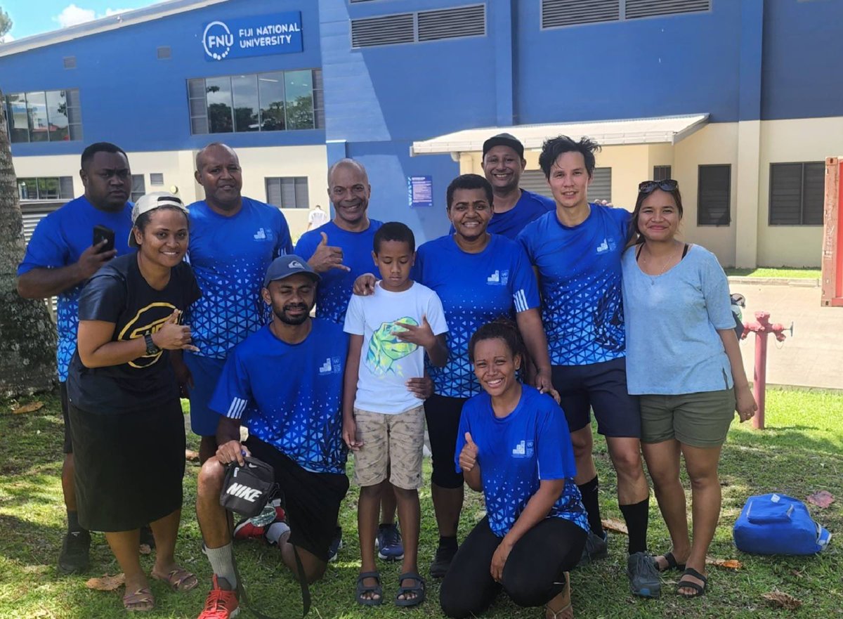 TeCokanasiga's tweet photo. UNDP Fiji Multi Country office #Peoplefor2030Awards RBAP 2022 winner #Initiative Promoting Health and Wellbeing in the workplace #focusareafive #TakingCareOfOurPeople @UNDP_Pacific https://t.co/HxNOh5Di27
