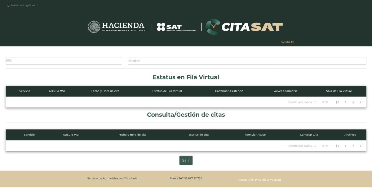 IsraelAlbert_RV's tweet photo. Hola, @SATMX y @MxCitasSat. A mi esposa le llego el correo a la 1 am para que confirme, entre a las 6 pm a consultar la cita para confirmar, pero no aparece nada. Adjunto capturas de pantalla. Me pueden apoyar para no perder la cita. https://t.co/hZvAdr0C4K