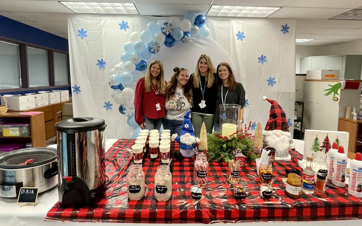 Just when I thought <a href="/DobiePKSchool/">Dobie Pre-Kindergarten School⭐️</a> couldn’t get any cuter, the lovely Mrs. Rose creates a beautiful and delicious hot cocoa bar for the staff! 😍<a href="/RISD_ISSteam/">RISD Instructional Support Specialist Team</a> <a href="/SSSRISD/">SSS RISD</a> <a href="/RISDSLPs/">RISDSLPs</a> <a href="/alleluia_rose/">Rose Alleluia</a> <a href="/AshleyPitala/">Ashley Pitala</a> <a href="/KHprincipal/">Kirstyn Hart</a> <a href="/PaigeKorte1/">Paige Korte Arata</a> #RISDBelieves
