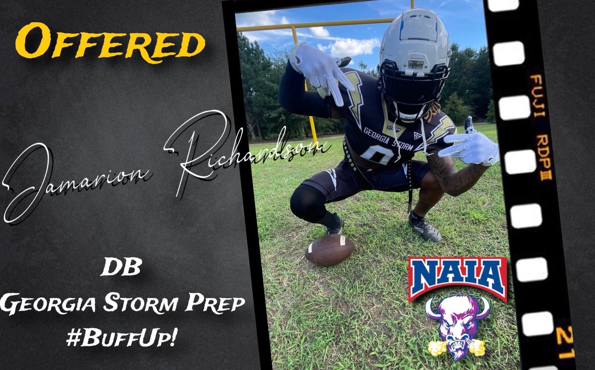 JamarionRich1's tweet photo. Blessed to receive an offer from Arkansas Baptist!🟣
@coachbailey_abc 
@prep_storm @WStormJohnson1 
@GeorgiaStormPr1 https://t.co/45v5sHTtwt