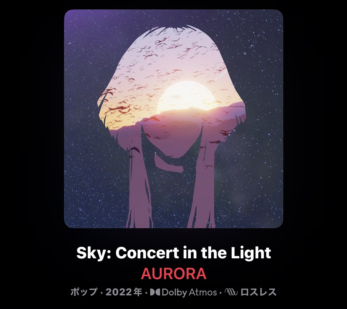 62uto's tweet photo. 何となく検索したらAppleMusicにAURORAさんアルバム追加されてた🥰
SkyはSkyであってるよね？🤔🤔🤔 https://t.co/BxPa6Ivv4z