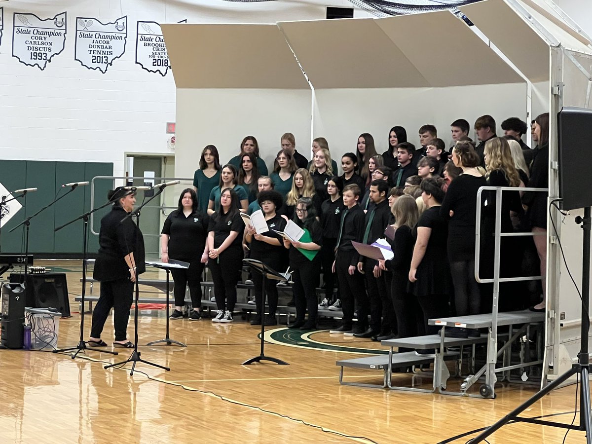 Celebrating the sounds of the season tonight with our choirs!🎄✨🎁🔔