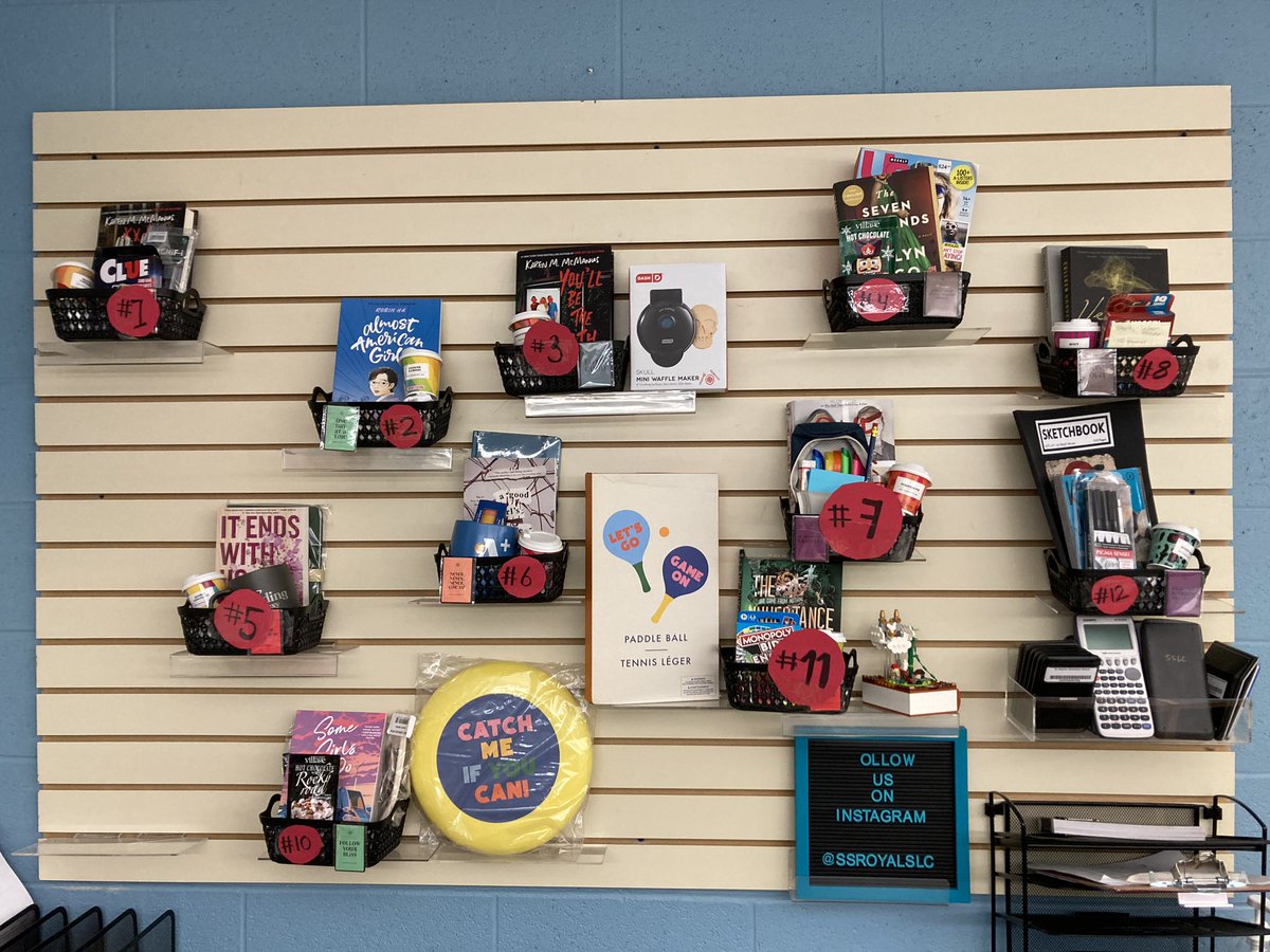 SSRoyalsLC's tweet photo. White Pine book club meetings x2, filming a promotional video, selling raffle tickets for book boxes, 2 class visits, creating a make-&amp;-take ornament station, decorating, Games Night - just a regular Wednesday in the LC! @StStephenRoyal @PVNCCDSB @oslacouncil @CdnSchoolLibrar https://t.co/FRTBOCjBaq