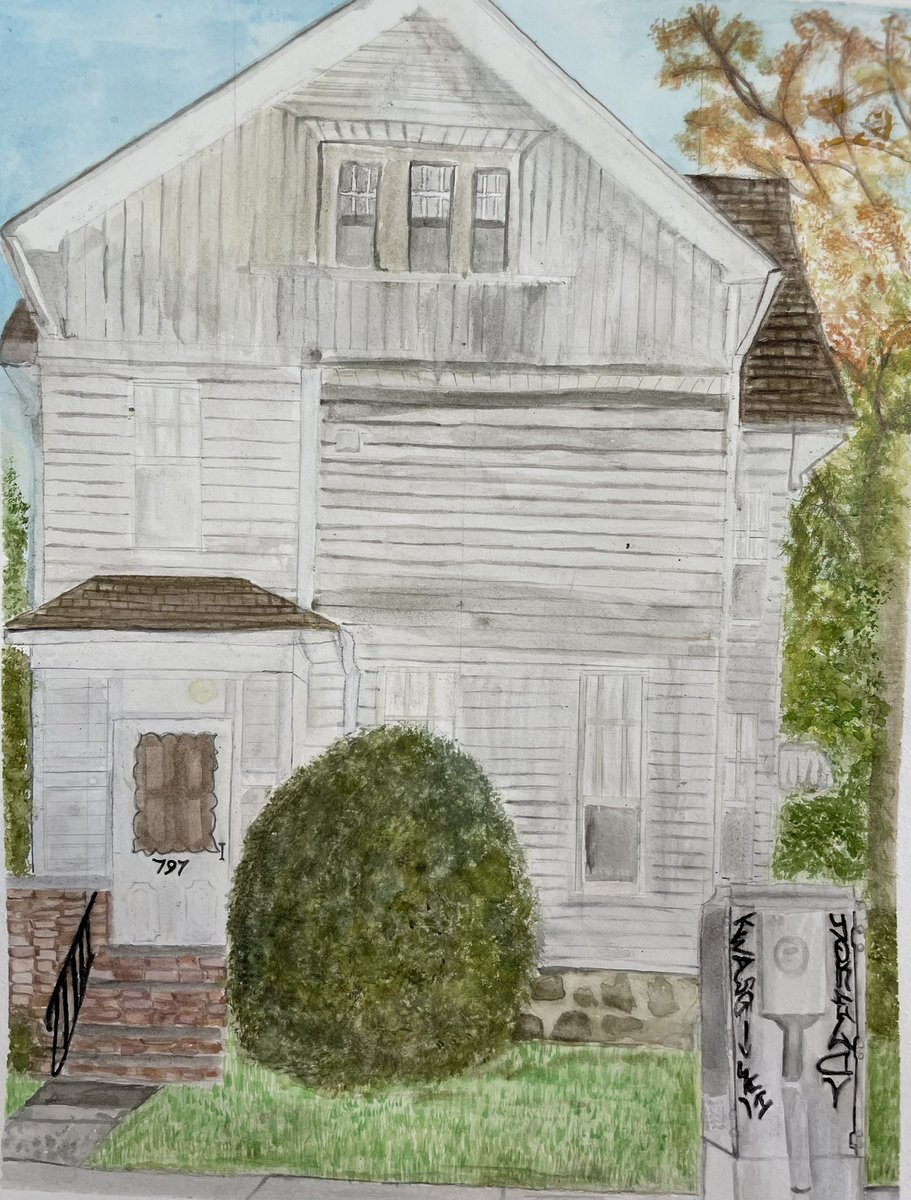 One more amazing watercolor painting for tonight - by the one and only, Jess!