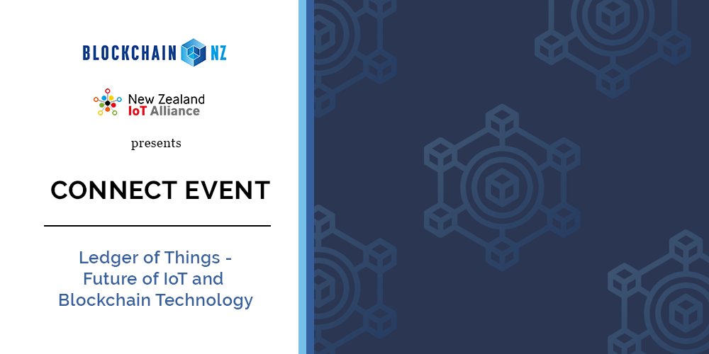 NZIoTAlliance's tweet photo. Join us for the ‘Ledger of Things - Future of IoT and Blockchain Technology’ webinar on 8 February 2023 to learn more about how IoT and Blockchain can benefit water, energy, and supply chain logistics. 

Register now. https://t.co/nV0iCIblcl

#BlockchainNZ  #IoTAlliance https://t.co/s2Pyw67R4M
