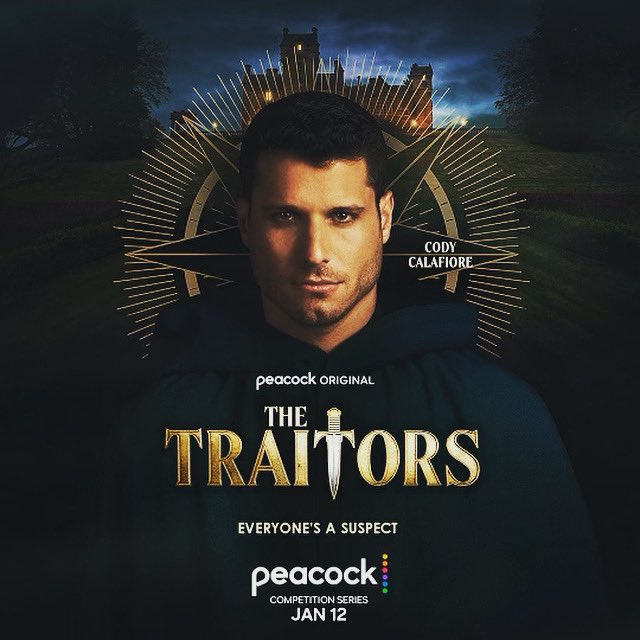Very excited to announce this new show! #TheTraitorsUS streaming on <a href="/peacock/">Peacock</a> January 12th! Get your popcorn ready! Arguably the most binge worthy show of the New Year.
