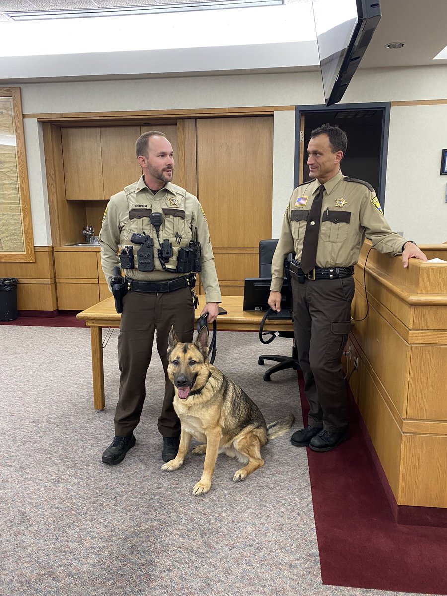 Thank you for your service to <a href="/CountyIsanti/">Isanti County</a> Raider!!! Happy retirement 🐾