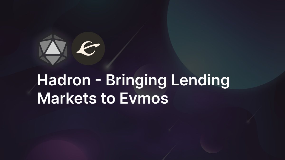 hadronfi's tweet photo. Our governance proposal on the @EvmosOrg Commonwealth is up!

Take a peek to find out our plans on how to make bring DeFi into Evmos:
https://t.co/vmNB6BLlvJ https://t.co/PCVMPDnaYJ