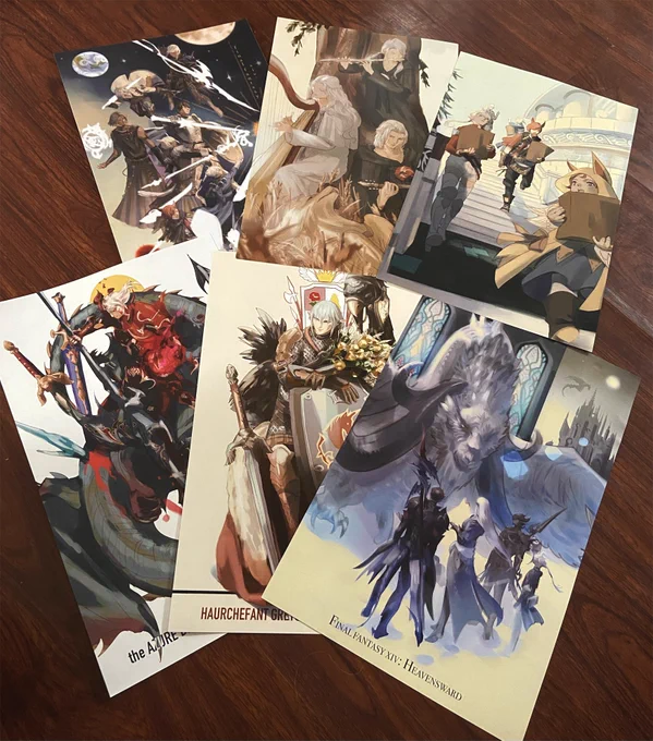 i also have my ffxiv keychains and new prints in stock! please note many items are low in stock. you can use my holiday promo code LONDONFOGLATTE for 15% off your order until jan 1st. linky in reply again  