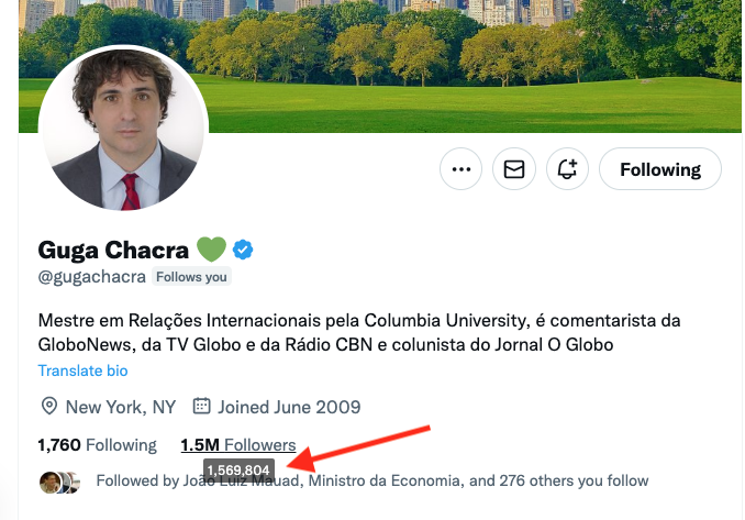 Rconstantino's tweet photo. Oi, Guga. A Jovem Pan, com apenas um ano, já passou a Globo News em audiência, ao fazer jornalismo sério sem militância esquerdista. Agora vc já sente o calorzinho no cangote da minha ultrapassagem no Twitter em número de seguidores (pois engajamento já era barbada)? Abraços! ❤️ https://t.co/XgSVVjv6d7