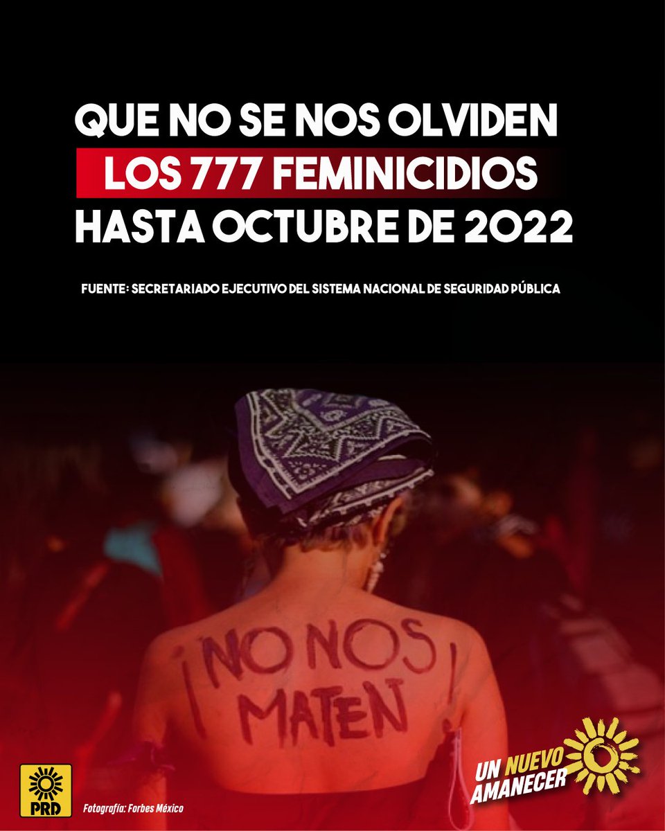 Este 2022 las violencias contra las mujeres no han parado. Queremos un #NuevoAmanecer para nosotras las mujeres, un futuro sin violencias.